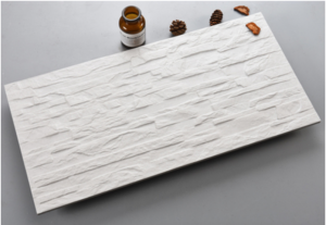 White color 3060 wall tile design, 3D ceramic tile