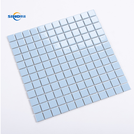 Light Blue Color 23x23 Mosaic Tile Ceramic