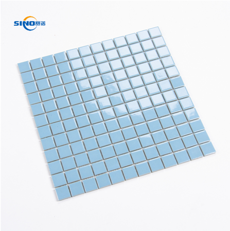 Light Blue Color 23x23 Mosaic Tile Ceramic