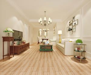 Wooden ceramic floor tiles