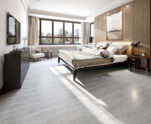 Wooden ceramic floor tiles grey