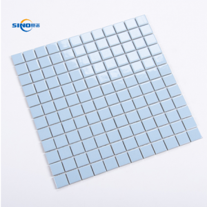 Light Blue Color 23x23 Mosaic Tile Ceramic