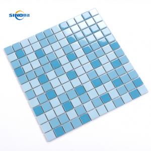 Light Blue Color 23x23 Mosaic Tile Ceramic