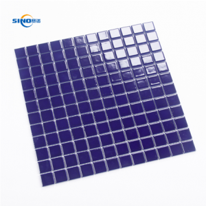 Dark Blue Color 23x23 Mosaic Tile Ceramic