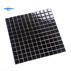 Black Color 23x23 Mosaic Tile Ceramic