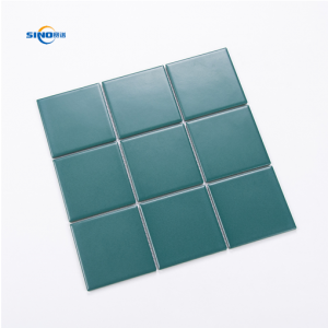 Green 97x97 Mosaic Tile Ceramic