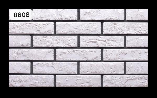 White brick wall design