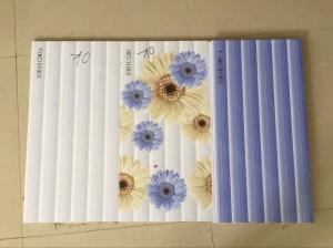 White & Blue wall tiles 30x60 flower design