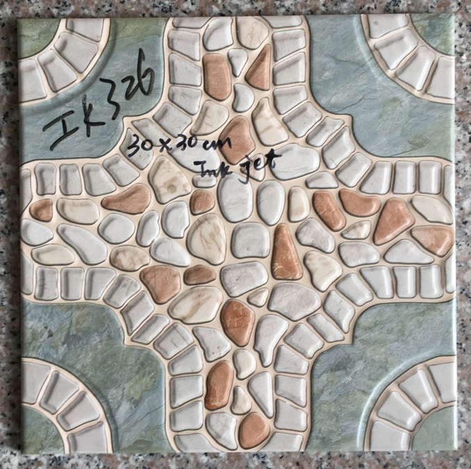 Stone like Ceramic Floor tiles IK326