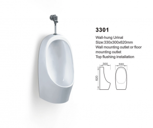 Original Factory Customized Wall Mounted Bathroom Ceramic WC Urinal Sink Combination